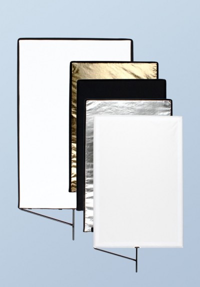 플랙 멀티 반사판 FRM 46 (46 x 62 cm), 확산막 + 4색 반사판